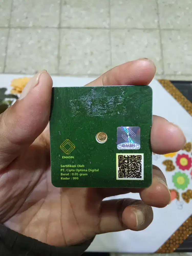 Mini Gold 0,05 grm 24k 99%