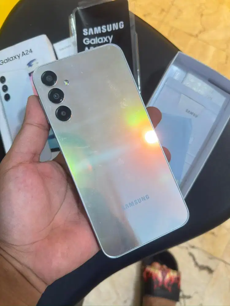 SAMSUNG A24 8/128 MSH MULUS DAN LENGKAP FULLSET HERGA NEPIS