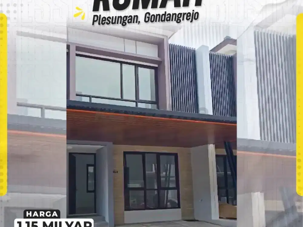 Dijual Rumah Baru 2 Lantai Bagus Siap Huni Dekat Kampus UNS Solo