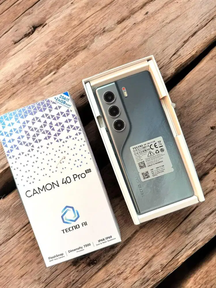 Tecno Camon 40 pro 5G ram 12/256gb sebulan pakai