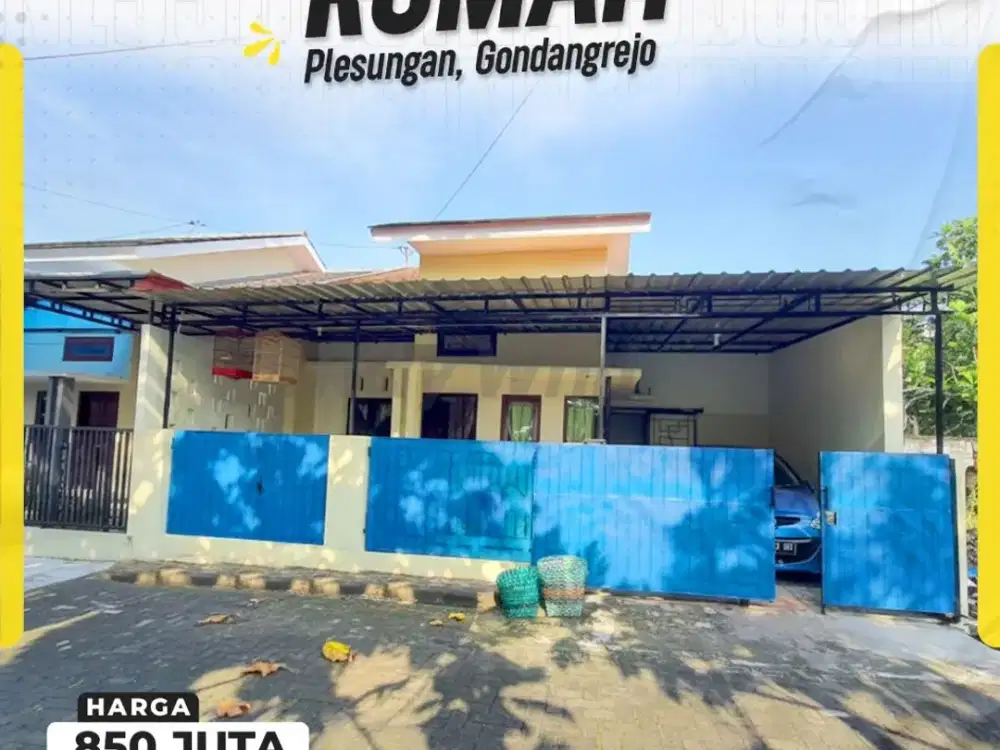 DIjual Rumah Cluster Bagus Dan Siap Huni Di Plesungan Gondangrejo Karanganyar