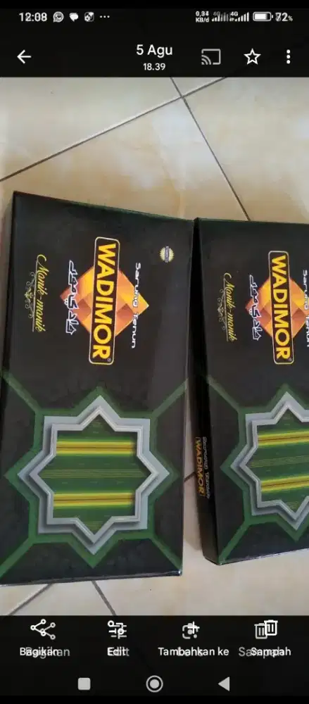 Di jual sarung wadimor dia pisc masih baru