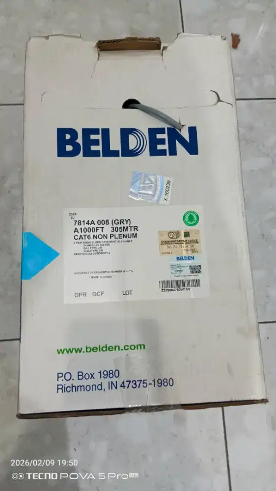 Kabel UTP Belden CAT6