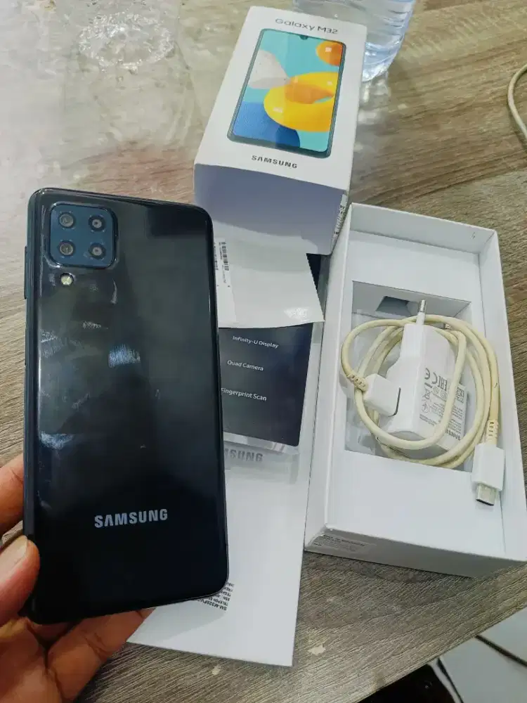 Samsung m32 6/128 ori mulus fullset