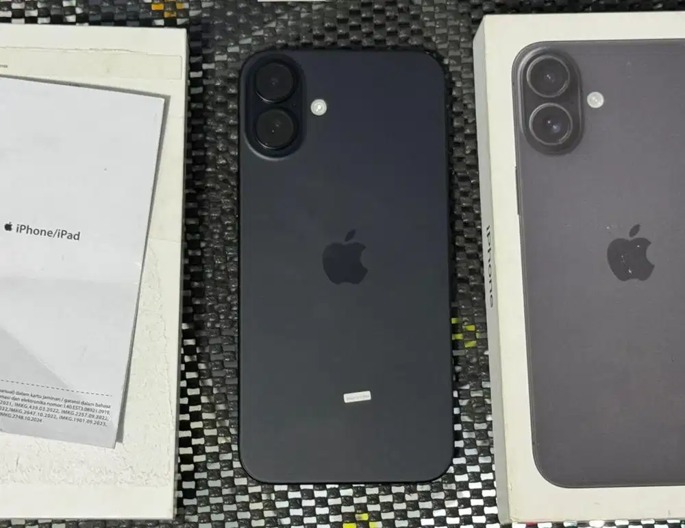 iPhone 16 PLUS 128GB iBox Garansi Aktif