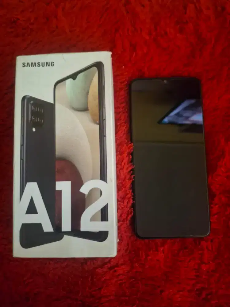Samsung A12 ram 6/128 good condition gresss