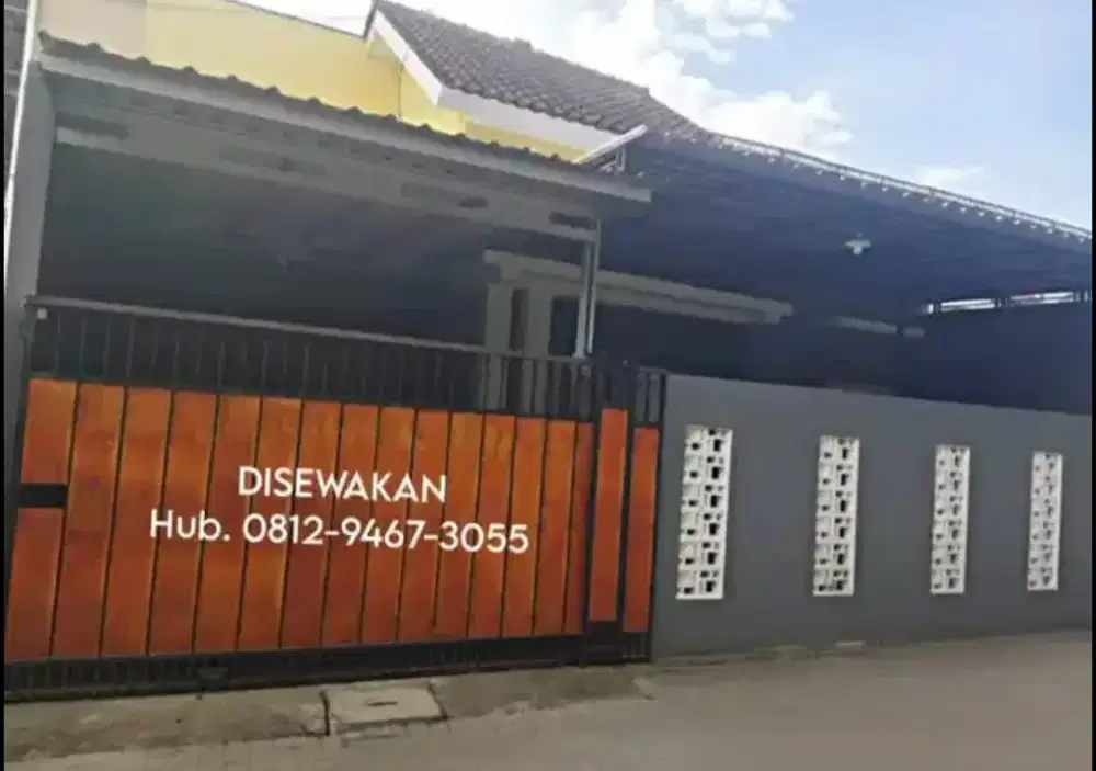 Di Sewakan Rumah Tinggal Minimalis