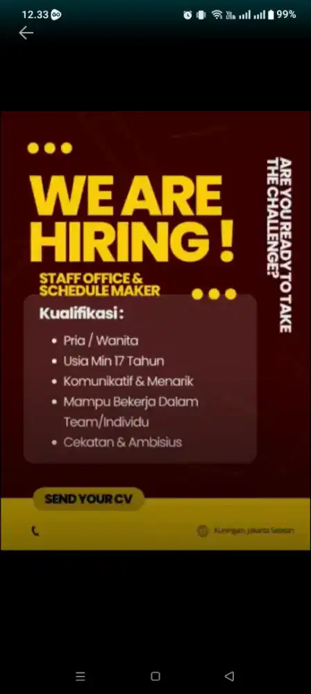 Loker guyss semoga bermanfaat buat kalian