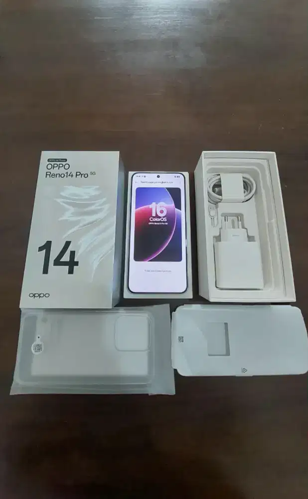 Oppo Reno 14 Pro 12+512 5G Putih (Opal White)