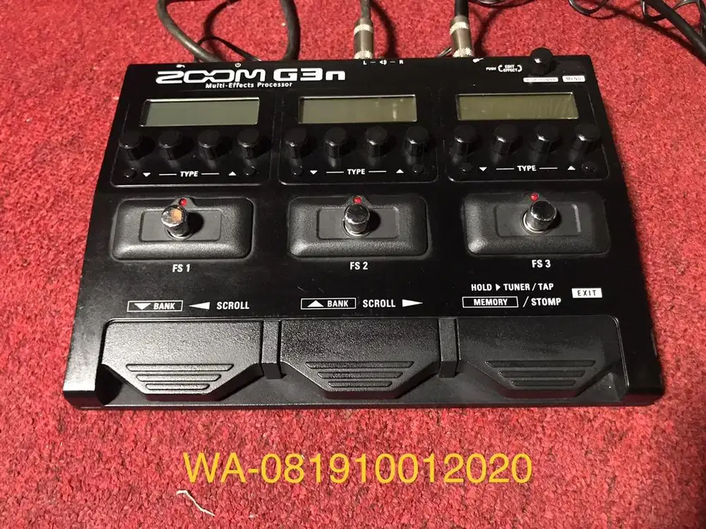 Efek Gitar Zoom G3n mulus no minus