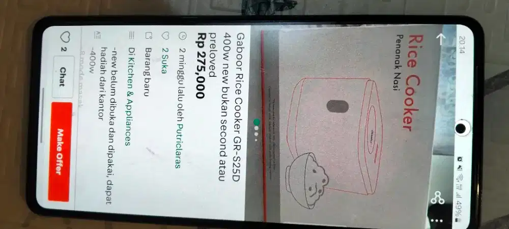 Samsung A73 8/128 Baca diskripsi