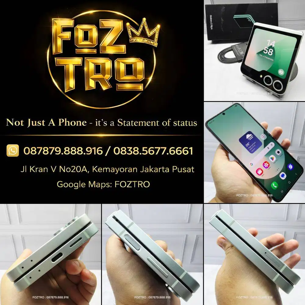 Samsung Galaxy Z Flip 6 12/512GB Like New Resmi SEIN No Minus