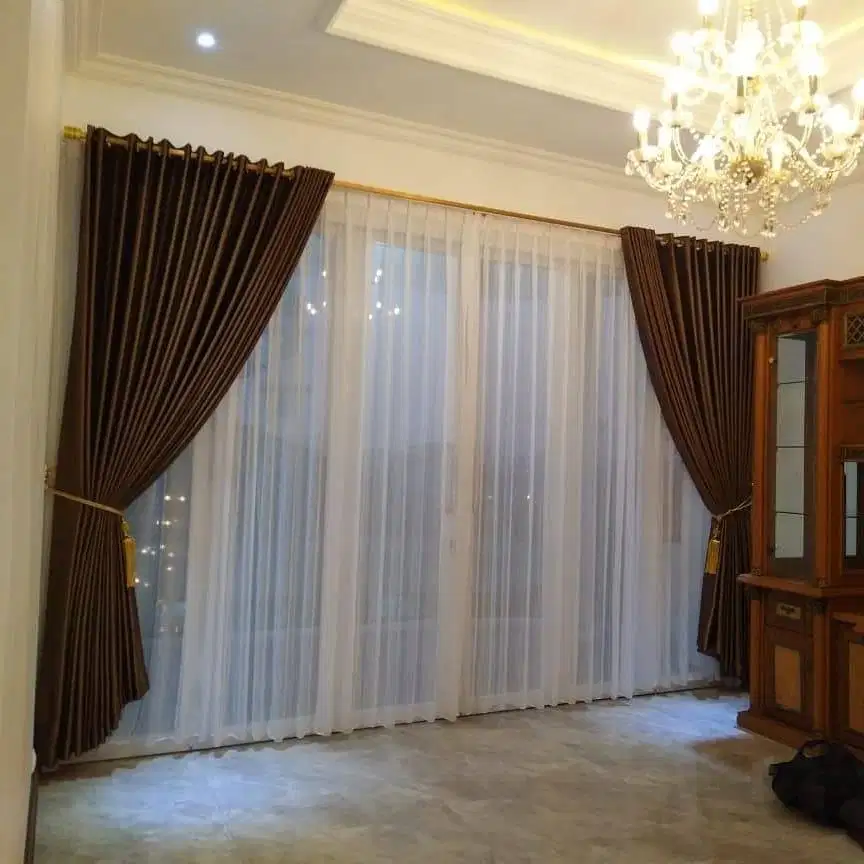 Dijual Tirai Gorden Jendela Gordyn Mewah Hordeng Model Terbaru Murah
