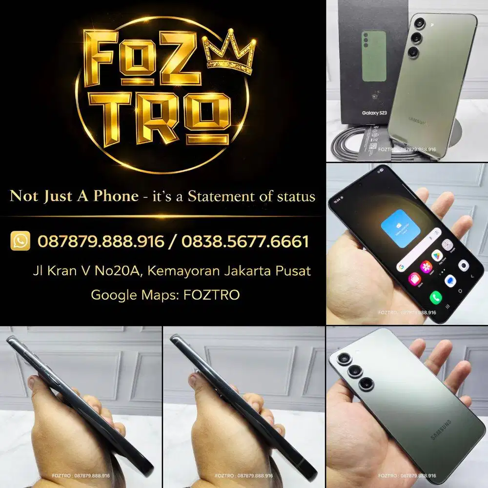 Samsung Galaxy S23 8/256GB Green Like New Fullset Resmi SEIN
