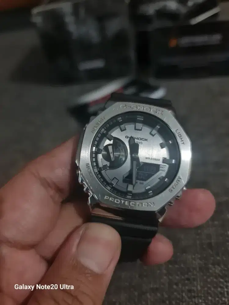Preloved jam tangan G Shock GM2100 original fullset