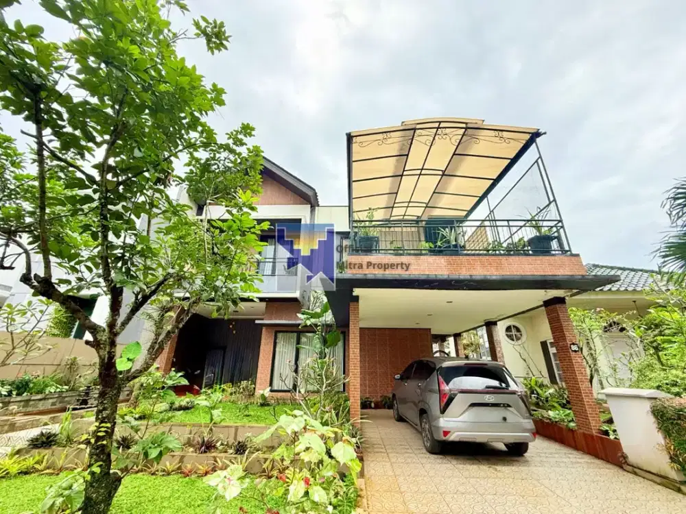 Rumah Mewah Siap Huni Full Furnish,Ada Kolam Ikan,Lokasi Startegis,8 Menit Aeon Mall & Exit Tol Sentul City Bogor