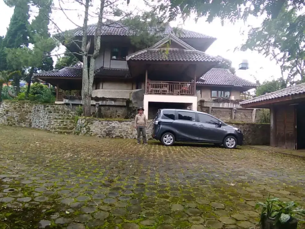Rumah Villa Luas Lokasi Cantik di Gunung Puntang Banjaran Kab Bandung Hitung Tanah Saja