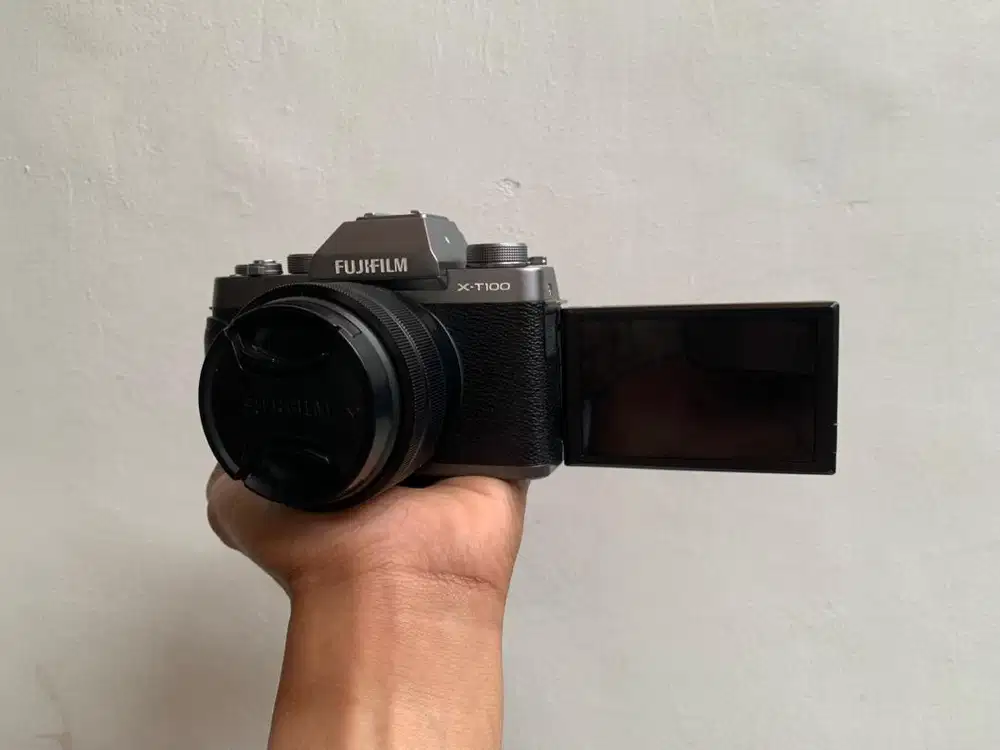 Kamera fujifilm xt100 x-t100 kit fullset