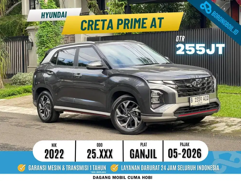 LOW KM!!CRETA PRIME AT 2022 SIAP PAKAI