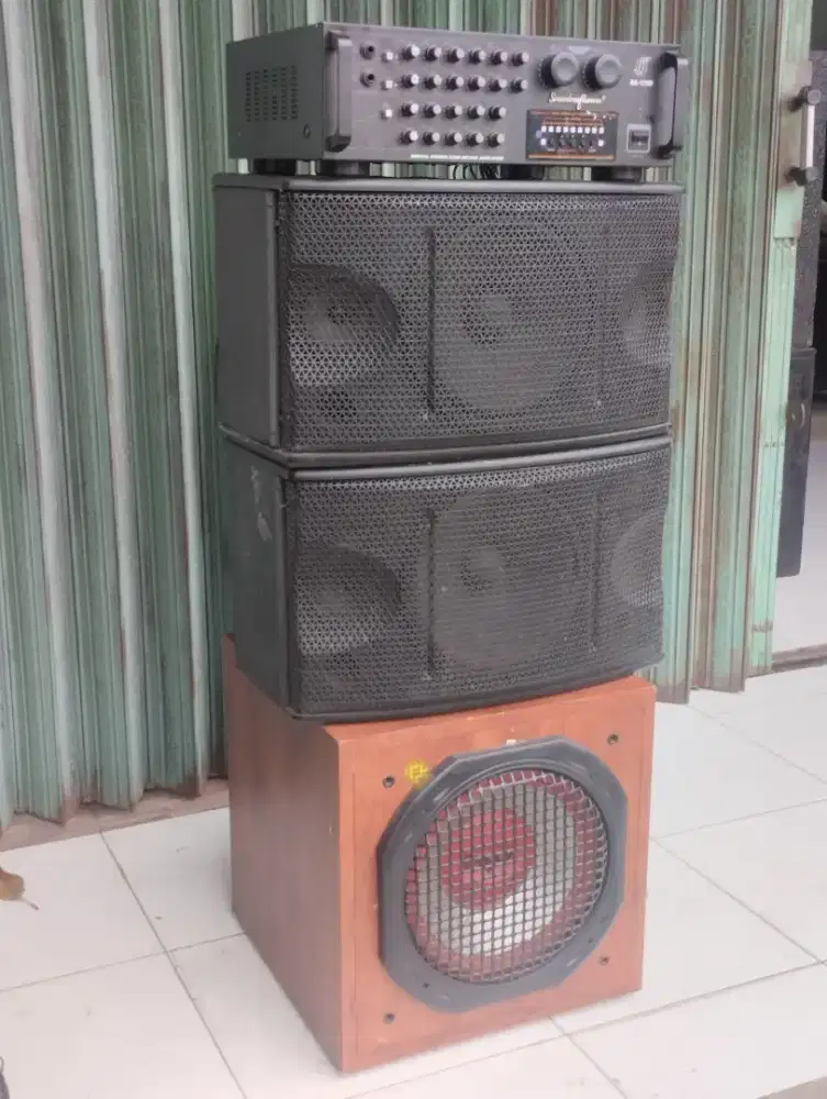 Paket Karaoke speaker 10 inch & Subwoofer