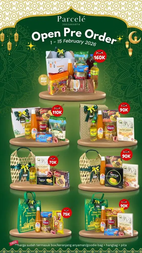 PARCEL LEBARAN MURAH 2026