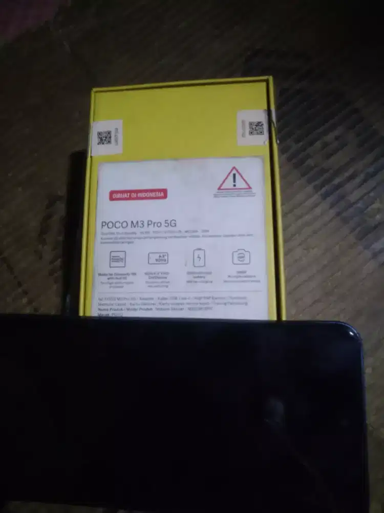 Poco M3 pro 5g ram6/128 nominus letetpakean adadusny