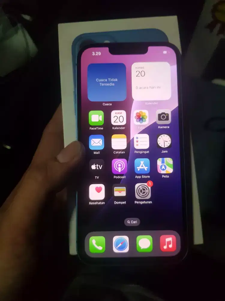 Iphone 13 128GB Fullset Beacukai BH 86 Mulus