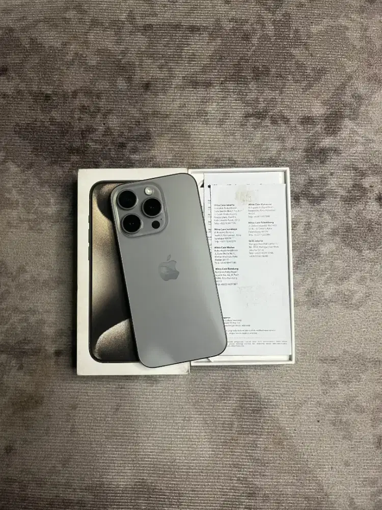 iPhone 15 Pro 128GB Resmi iBox Mulus