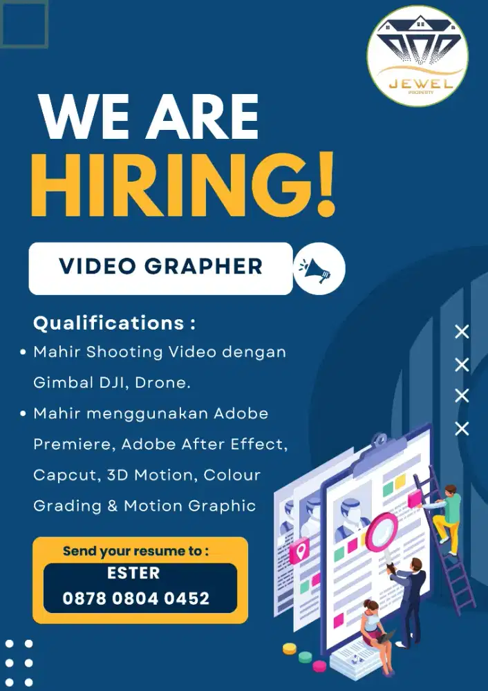 DIBUTUHKAN EDITOR UNTUK EDIT VIDEO