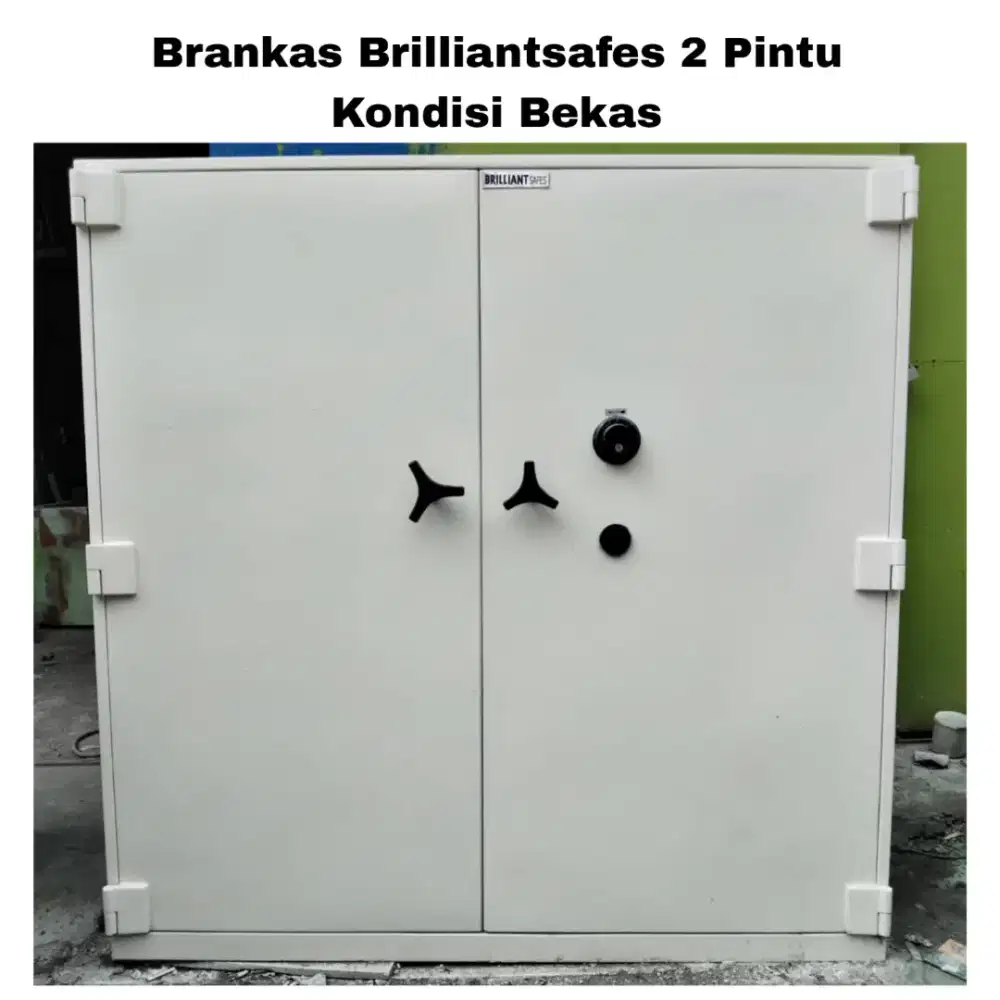 Brankas Lemari 2 Pintu Tahan Api Brangkas Brilliant safes Bekas Safety