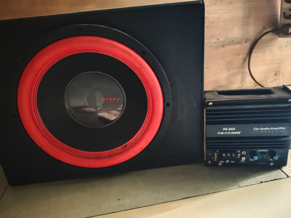 Subwoofer+ampli