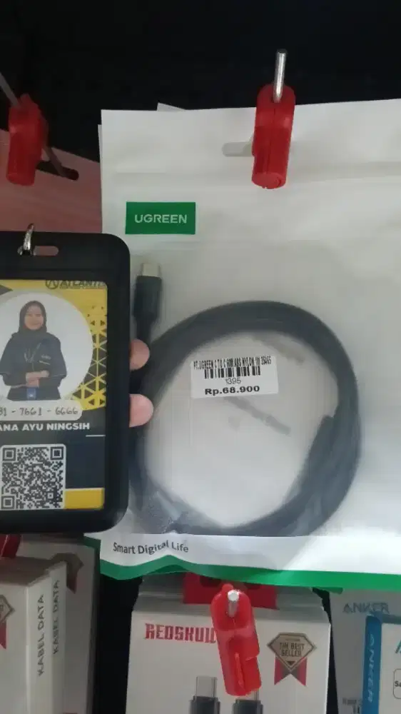 PT UGREEN C TO C 60W ABS NYLON 1M 35465 | ATLANTIS DAHSYAT