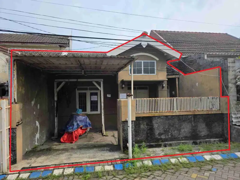 Dijual via lelang rumah perum citra fajar golf lokasi strategis dan tengah kota