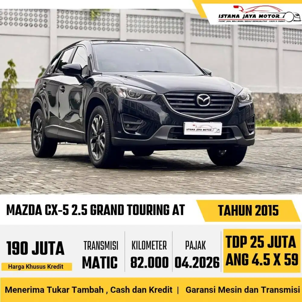 [TANGAN 1] Mazda CX-5 2.5 GT AT 2015 Hitam