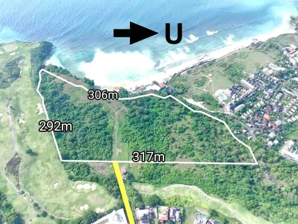 Tanah di Bali view sunset