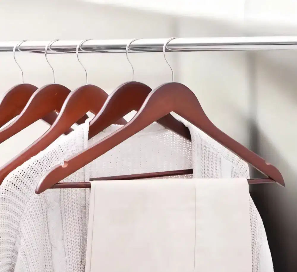 HANGER KAYU BUTIK PREMIUM
