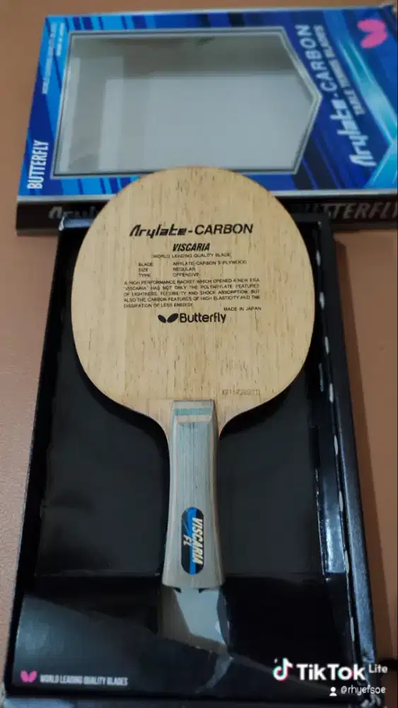 Bet Tenis Meja Butterfly Viscaria ALC Second mulus Box ada