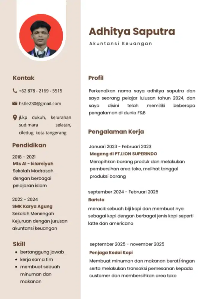 permisi info loker nya jika ada