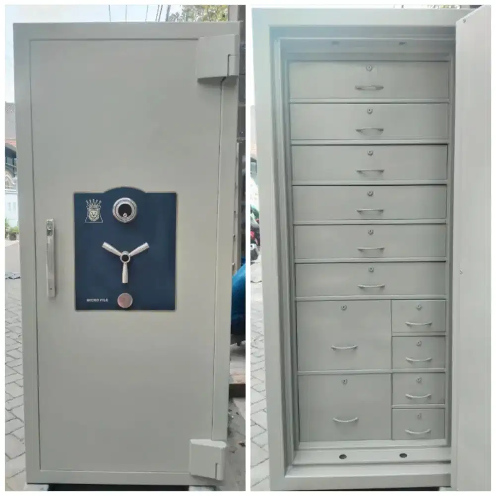 Brankas BPKB Hyder Brangkas Besar 12 laci T 180cm Tahan Api Safety Box