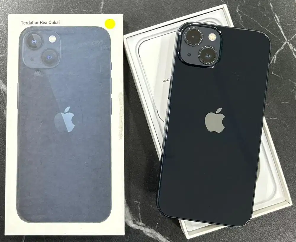 Iphone 13 256gb inter terdaftar di beacukai normal fullset