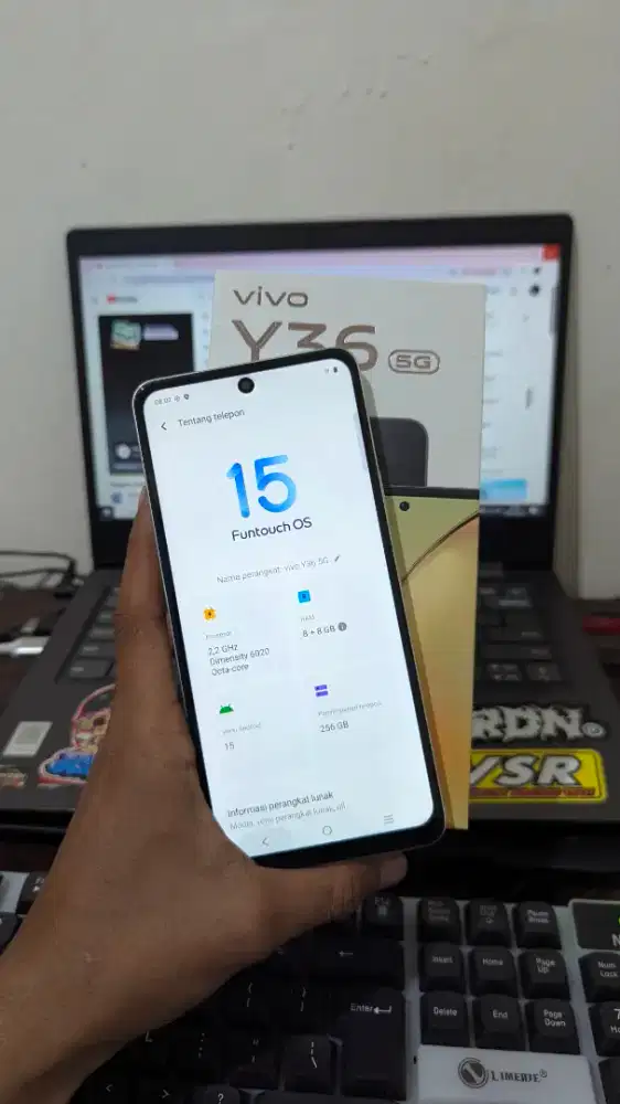 Vivo y36 5G ram 8/256