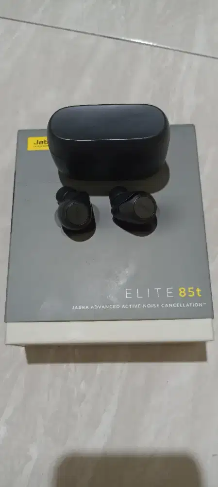 TWS Jabra Elit 85T Mulus dan Komplit Fullset