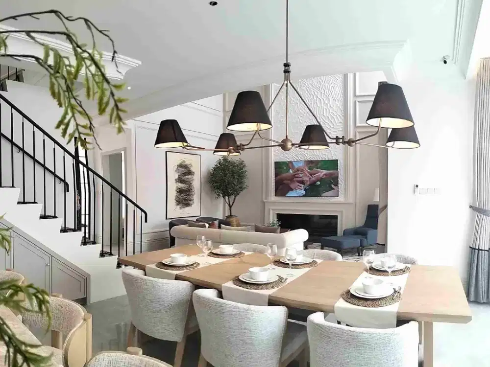 2 lantai konsep eropa bisa cicil ke developer tanpa bi cheking