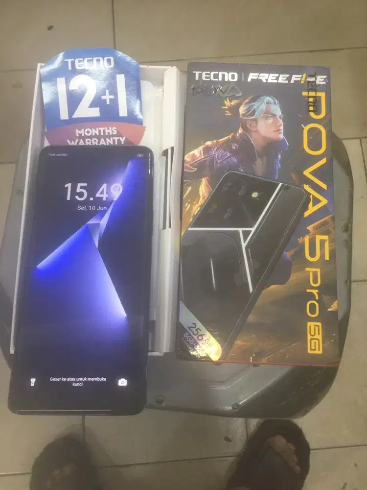 Dijual Tecno Pova 5 Pro 8/256gb lengkap