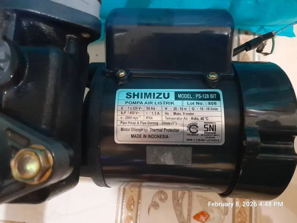 POMPA AIR LISTRIK SHIMIZU
