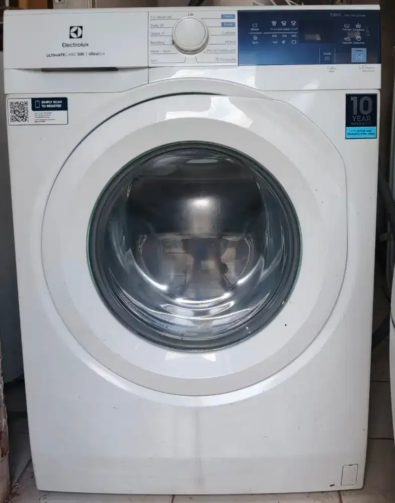 Mesin cuci elektrolux 8 kg seperti baru