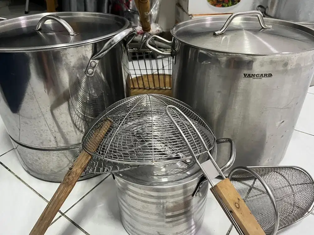 Peralatan catering cafe panci