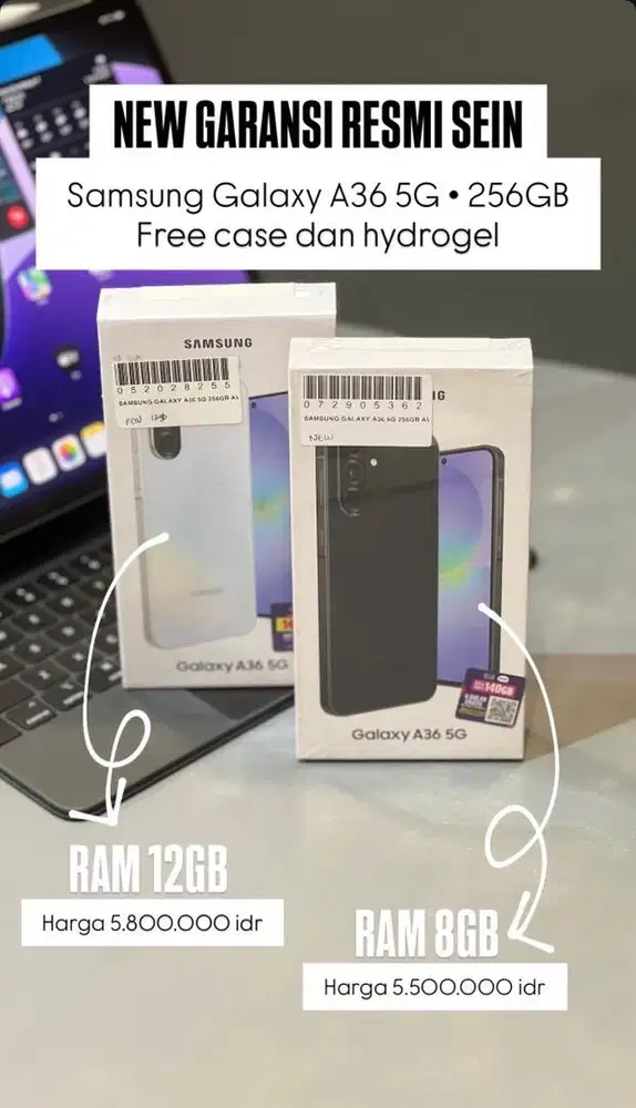 New Samsung Galaxy A36 5G 256GB