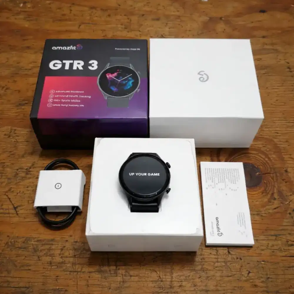 [NEW/BNOB] Amazfit GTR 3 Black Amoled Alti Baro Sp02
