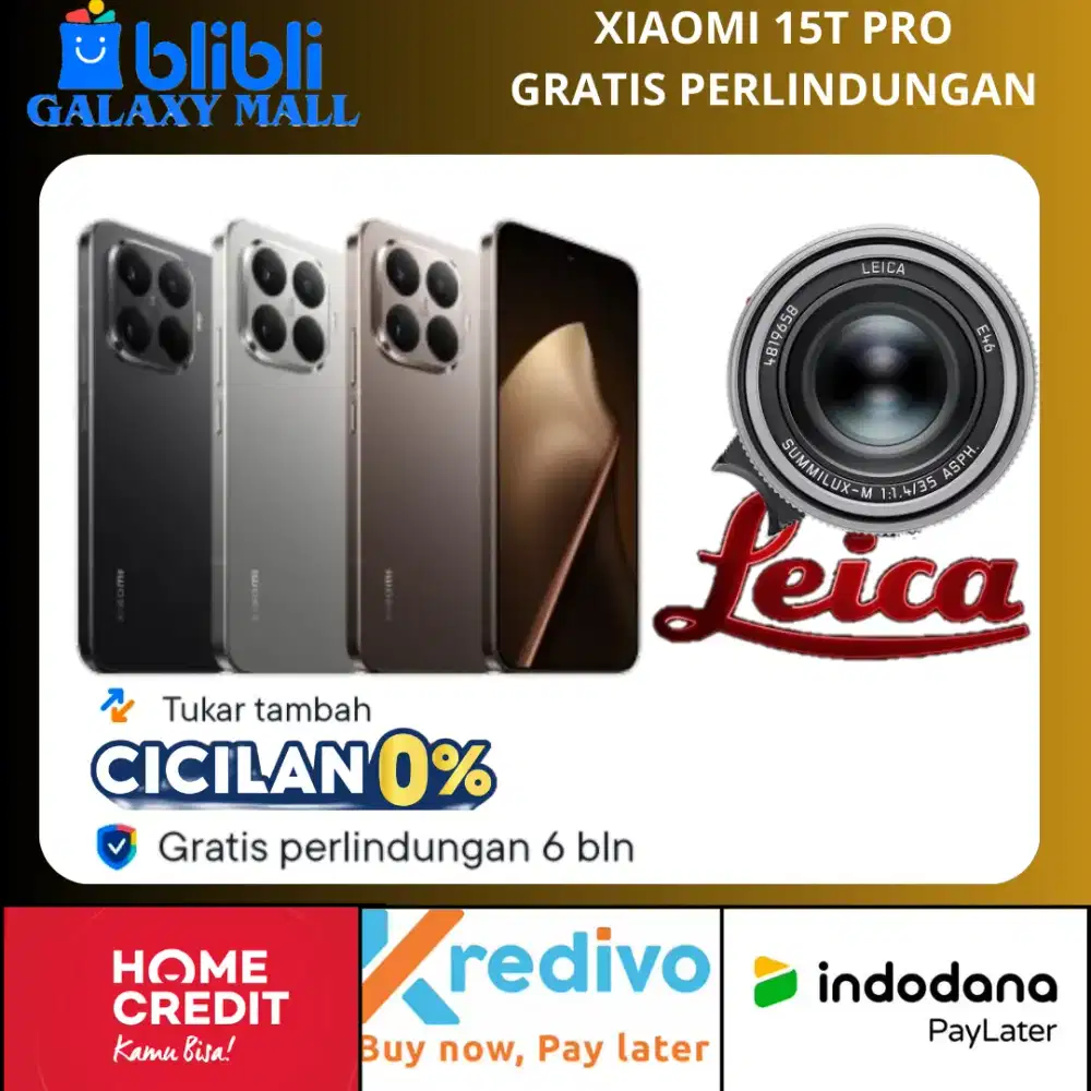 Xiaomi 15T Pro Barang Limited Edition Gratis Perlindungan 6 Bulan